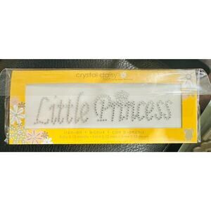2 Iron On Decor- Crystal Princess- Ballet Princess